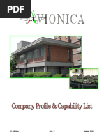 AvionicaSPA Company Profile - Aug 2012 en