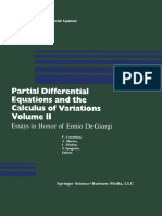 (Progress in Nonlinear Differential Equations and Their Applications 1) Jens Frehse (Auth.), Ferruccio Colombini, Antonio Marino, Luciano Modica, Sergio Spagnolo (Eds.)-Partial Differential Equations