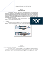 Makalah Sistem Hidrolik