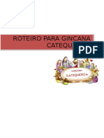 Roteiro para Gincana Biblica