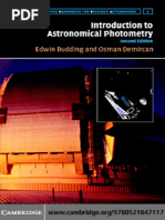 Budding - Introduction To Astronomical Photometry