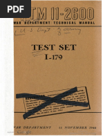 TM11-2600 Test Set I-179, 1944