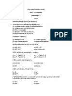 Full Length Model Paper Wbut 2 Semester Chemistry - 1 CH 201 GROUP A (Multiple Choice Type Questions)