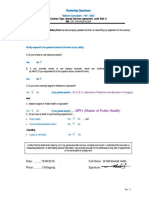 Screening Questions - VN - NC - HIV AIDS Vacancy - DR Shahab - 2010 - 65KB