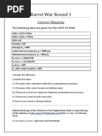 Barrel War Round 1: Contour Mapping