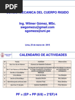 1a Clase Mecanica Cuerpo Rigido PDF