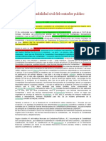 La Responsabilidad Civil Del Contador Publico