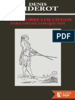 Carta Sobre Los Ciegos para Uso de Los Que Ven de Denis Diderot en PDF Obra de Dominio Público Descarga Gratuita