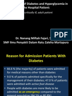 Insulin in Hospital-Non ICU Setting