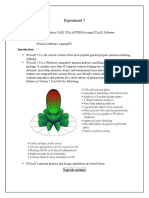 Experiment 5: Objective: Study To Design About YAGI UDA ANTENNA Using PCAAD Software. Apparatus