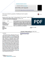 Journal of Alloys and Compounds: Microwave Dielectric Properties of Lanthanum Based Complex Perovskites