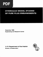 Hydraulic Model Studies of Fuse Plug Embankments