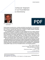 Preface Oralandcraniofacialimplant Reconstructionasfoundation Forrestorativedentistry