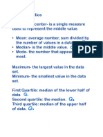 Algebra II Unit 7 Statistics