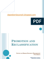 Promotion & Reclassification