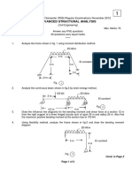 9A01709 Advanced Structural Analysis PDF