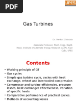 Gas Turbines: Associate Professor, Mech. Engg. Deptt. Head, Institute of Alternate Energy Research (IAER), R&D Coes, Upes