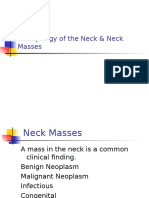 Embryology of The Neck & Neck Masses