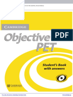 Objective Pet2 Intermediate Students Book With Answers Frontmatter PDF