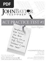 ACT Practice #8