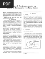 Medicion de Corriente y Tension en Lineas de Tarsnmision Con Fibra Optica