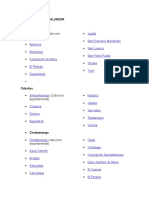 Municipios de El Salvador y Poblacion Por Departamento