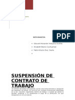 Suspensión Del Contrato Laboral