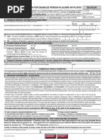 DMV Disabled Parking Application