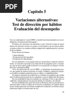 Test de Dirección Por Hábitos Evaluación Del Desempeño PDF