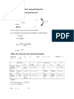 Estudio Teórico de Analisis de Una Muestra de Hidrazina