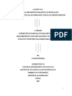 Parasitology (Final Thesis)