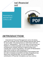 Introduction of International Financial Management