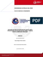 Chavez Bryan Pre Factibilidad Procesamiento Hojuelas Tarwi Quinua Anexos PDF