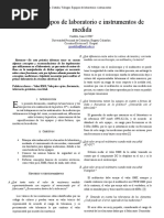 Uso de Equipos de Laboratorio e Instrumentos de Medida