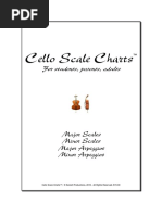 Cello Scale Charts: For Students, Parents, Adults