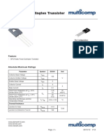 NPN Power Darlington Transistor: Feature