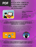 La Educación Virtual Como Favorecedora Del Aprendizaje Autónomo PDF