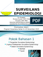 Review Surveilans Epidemiologi Program Nusantara Sehat 2015