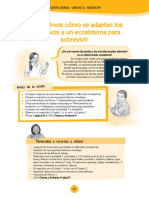 Adaptacion de Los Seres Vivos PDF