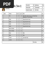 Nobs O' Nuffle (Take 2) : Team Gold 0k Apothecary Yes Rerolls (60k) : 4 Cheerleaders 0 Assistant Coaches 0 Fan Factor 0