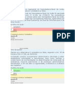 Deveres, Proibições e Responsabilidades Do Servidor Público Federal - Exercício 1