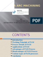 Plasma Arc Machining: BY Rajnish Bhusal Department of Mechanical Engineering, Ritm