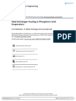 Fouling in Phosphoric Acid