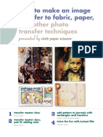 How To Make An ImageTransfer PDF