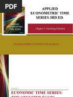 Applied Econometric Time Series 3Rd Ed.: Chapter 3: Modeling Volatility