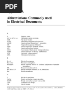 Electrical Abbreviations PDF