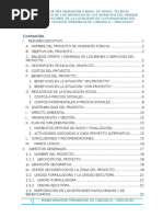 Proyecto Mejoramiento Del Parque Identidad Cultural de Cuchoquesera Chuschi Cangallo Ayacucho