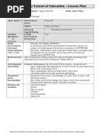 Year 9 Lesson Plan Softcrosse