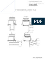 YSL10 Luz de Obstrucción de La Luz Balizaje Solar