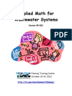 Applied Math For Wastewater Systems